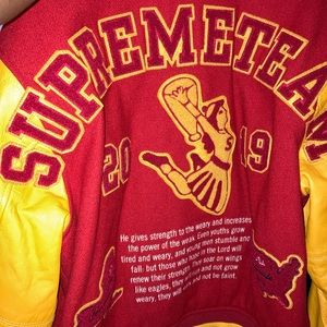 2019 supreme varsity jacket
